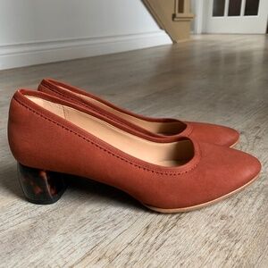 Funky Patent Heeled Leather Shoe